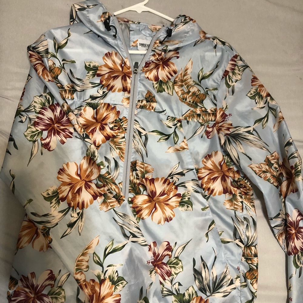 * Sold* Rain Jacket (floral)